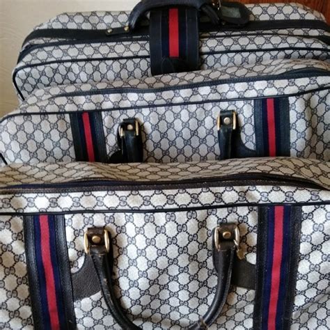 gucci luggage set replica|duplicate Gucci handbags.